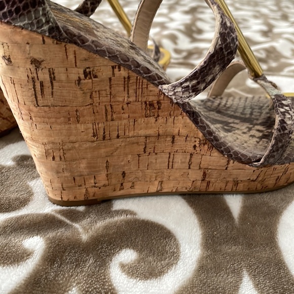 Dolce Vita Womens Snake Print Wedge Sandals - Picture 11 of 12